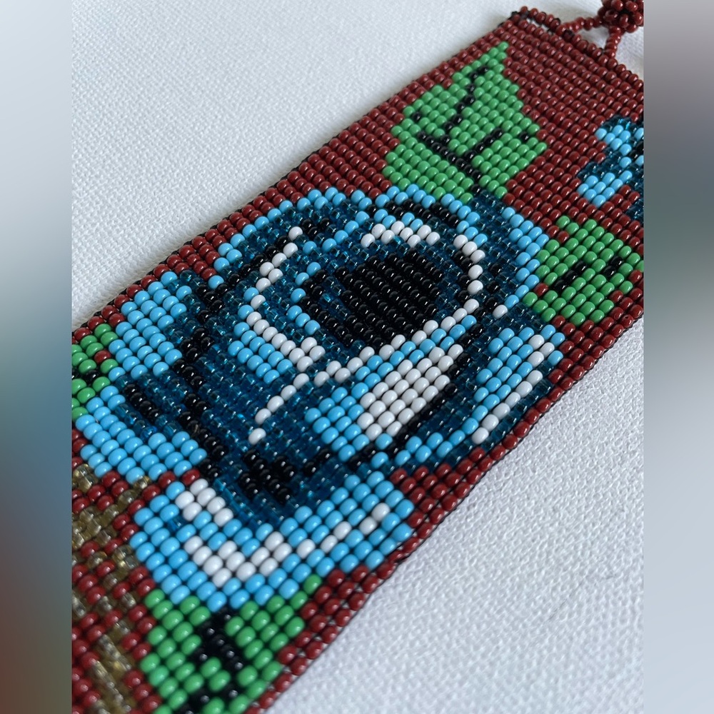 Beaded floral bracelet - Picture 5 of 6